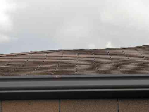 There was no curling and light surface wear observed on the visible portion of roof shingles at the time of the inspection.