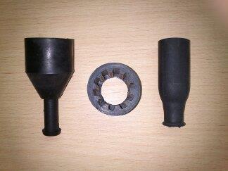 Various types of rubbers used. Silicone rubber. NBR (Nitrile) rubber. PCP (Neoprene) rubber.
