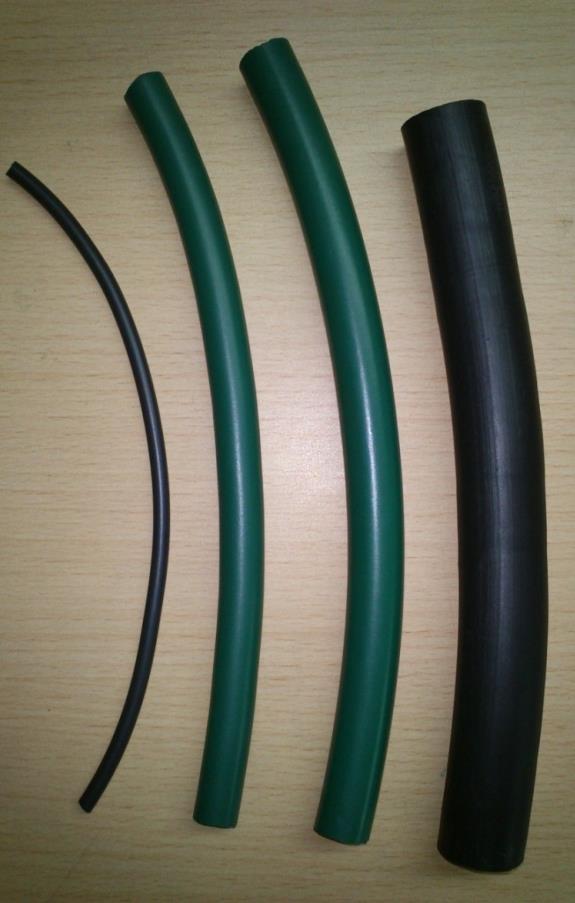 (± 5 Shore A). NBR rubber (Nitrile). 1.00 mm to 12.00 mm 75 PCP rubber (Neoprene). 1.00 mm to 12.00 mm 75 Silicone rubber.