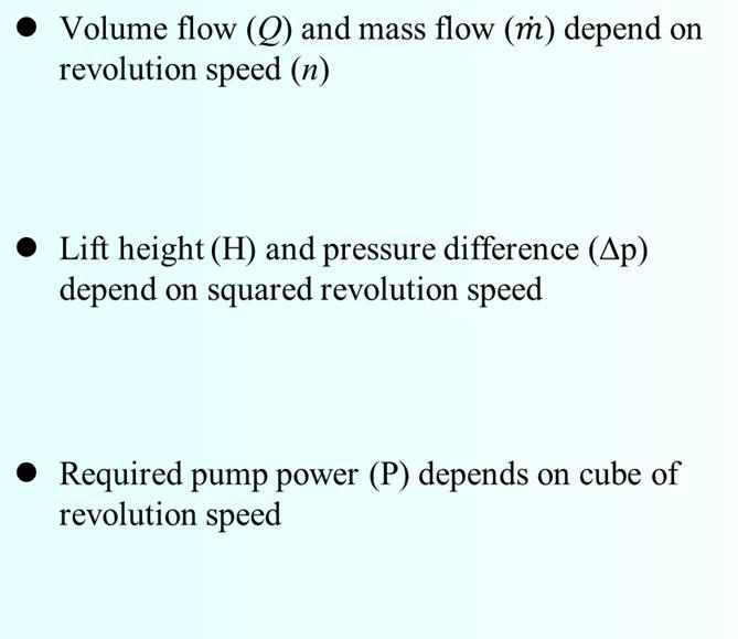 Affinity laws of pump Q m n Q m n 2 2 2 H p n H2 p2 n2 2 Q H P P H Q n P2 H2 Q2 n2 H.C. Wang & R. Lahdelma 5 3 2.