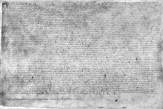 Information The Magna Carta 1 The Magna Carta, which is Latin for Great Charter or Charter of Liberties, was a document created in 1215 in England by the feudal barons of King John of England.