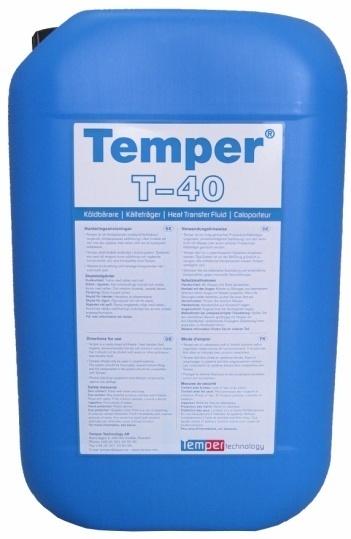 TEMPER is a ready-to-use heating carrier on a base of acetate and potassium formiate in a water solution, without glycol, and is non-toxic and non-polluting.