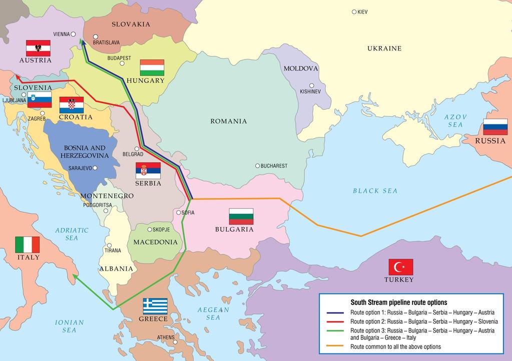 South Stream is seen as a violation of the Third Energy Package: which insists on separating ownership of gas production from ownership of gas