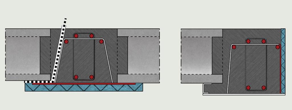 18 Figure 22. Beam s fire protection, expansion joint, exterior wall structure and upper flange 6.