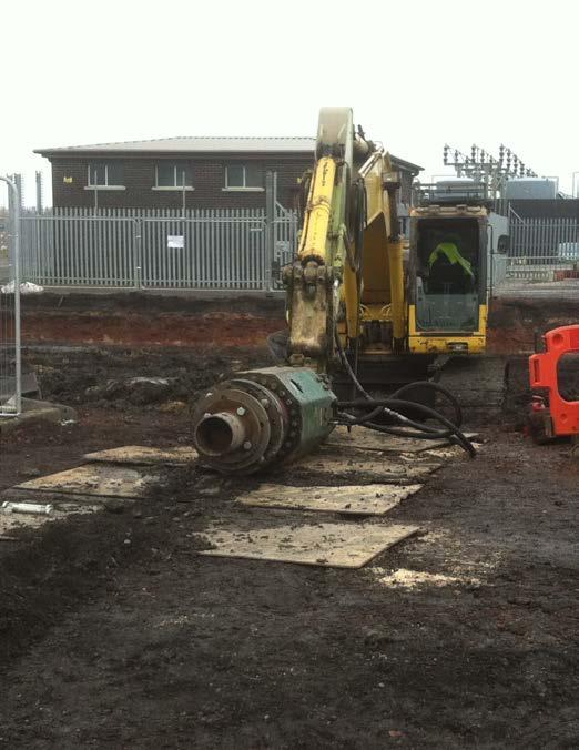 CASE STUDY 1 Client: Doncaster Power Station Purpose: Switch room base Ground conditions: Clay for 11m Pile type: 219mm to a depth of 12m Quantity: 58 Additional work: None Completed: 10 days This