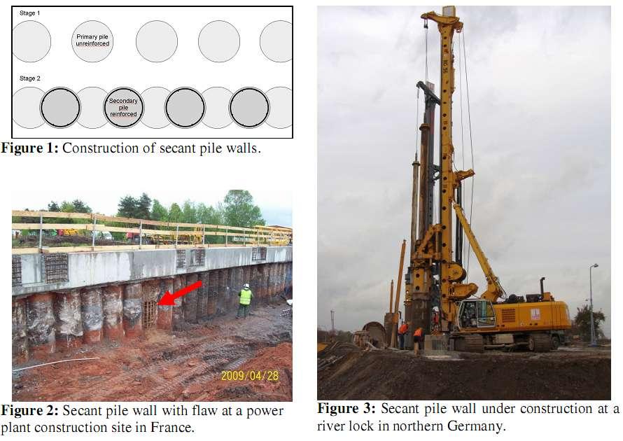 maintained along the full length of the pile. I -section beams can also be added to the pile to further increase the lateral strength of the wall.