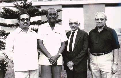 Seen in picture Dr. R. Nagarcenkar, Dr. D. Sundaresan, Dr. N. N. Dastur & Dr.