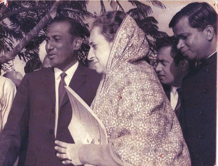 The Institute Captures Attention of the Leaders of the Nation... Prime Minister of India Smt. Indira Gandhi at NDRI on 21 st November, 1970.