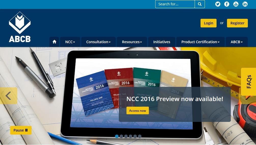 How to access the NCC To access the NCC visit: www.abcb.gov.