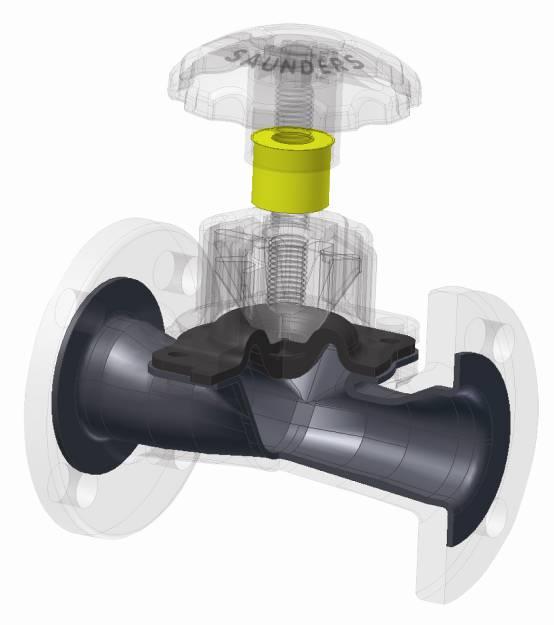 OVERVIEW Diaphragm valves are used in a number of different industry sectors, including chemically The Diaphragm Valve aggressive applications.