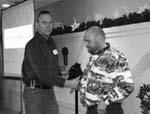 The pig roast for 2010 will be hosted by West Bend. Dave Piquett then presented recognition plaques to Random Lake and Mr. Klotz for hosting the meeting. Dave also presented Mr.