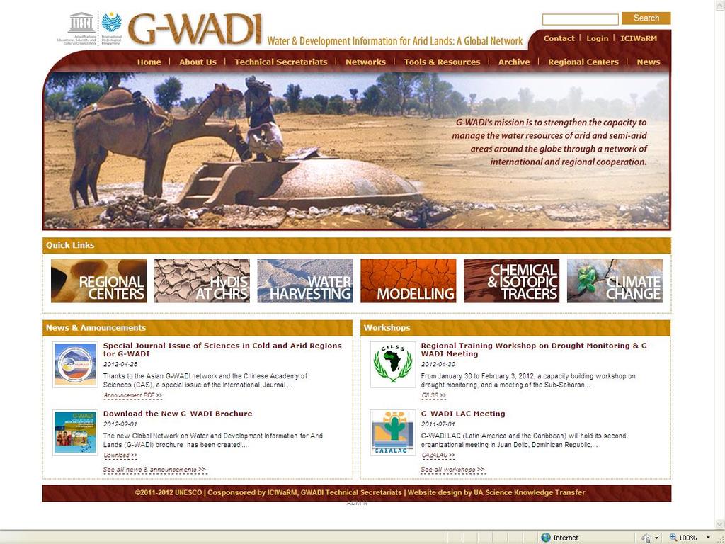 G-WADI Website: