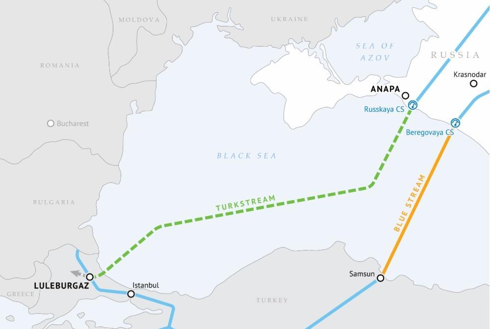 75 bln m 3 in capacity) of gas pipeline is intended for Turkish market, while second string (with same capacity) will deliver gas to EU countries South Stream Transport