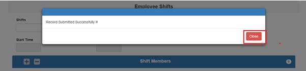 Here you can give your shift a name, select a facility from the drop-down (we can select multiple facilities). Only selected facilities can use this shift.