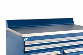 Accessories Back and Side Stop WS18 / WS98 Painted steel : WS18 ; Stainless steel : WS98 ; Can be installed on back or sides according to top dimensions ; Can be installed on