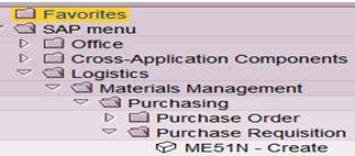two ways: Use the menu path: Logistics ->Materials