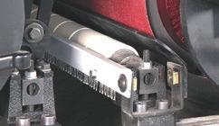 ANTI-STATIC BAR Positioned immediately before the rotary blower unit to remove the