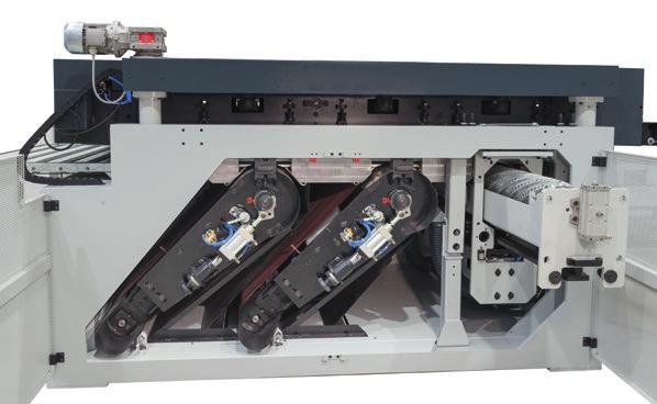 This component is always combined with the HPG planer unit. The HPG knife unit is available for extreme removal operations.