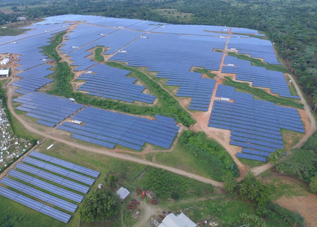 Solar Power Plant Replaces Fossil Fuels Impacts and benefits achieved 132,000 pieces of solar modules installed This equals 65 football pitches 200 jobs during construction 50 jobs