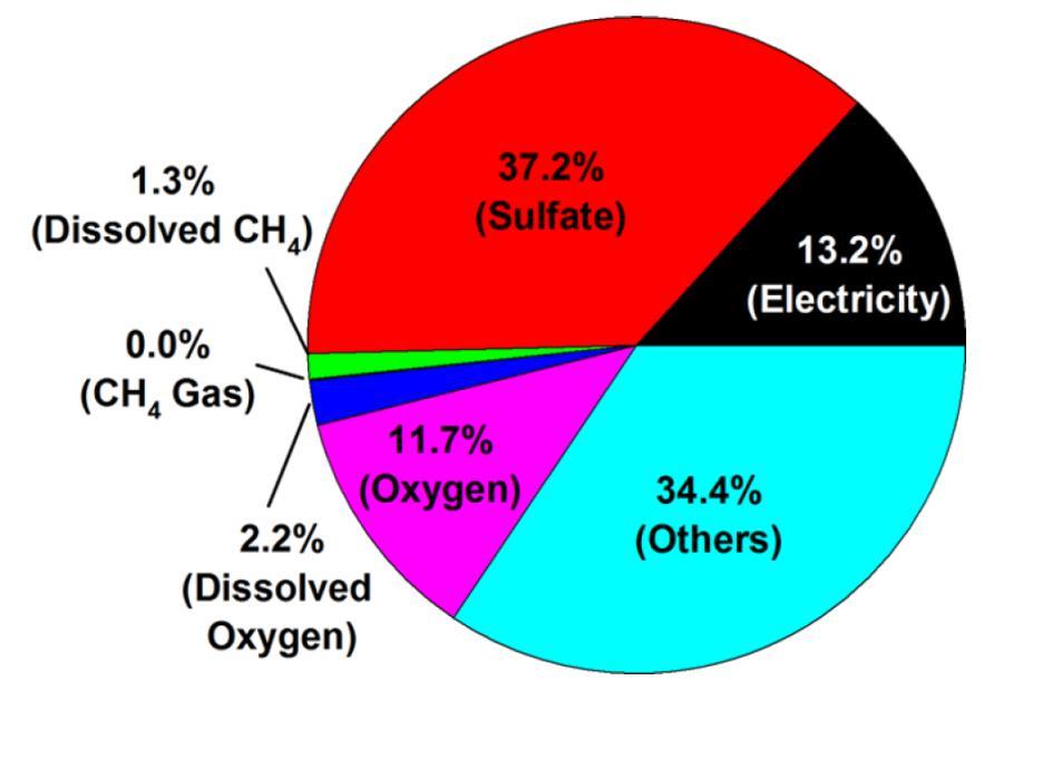 112 Figure 35. Carbon balance based on either total COD or soluble COD.