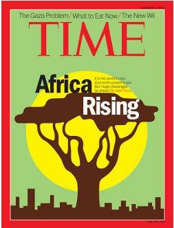 More recently Africa is touted as a continent of hope,