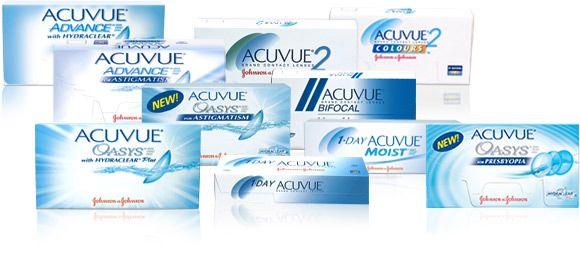 The price of a pair of popular Acuvue contact lenses fell from about $24 in 2004 to under $18