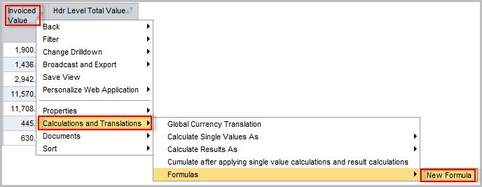 Optional: add calculated Key Figures This section describes how to create two calculated Key Figures. The first will display the amount remaining on each of your Limit Orders.