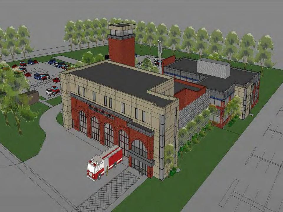 Construction 2012-13: Opened 2013 Fire hall #6 location: