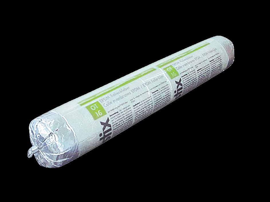 The system (adhesive + foil) is time-resistant, strong, elastic, has a good resistance to temperature variations, capable to absorb expansion movements etc.