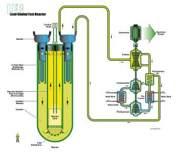 LFR Lead-cooled Fast Reactor WNU -
