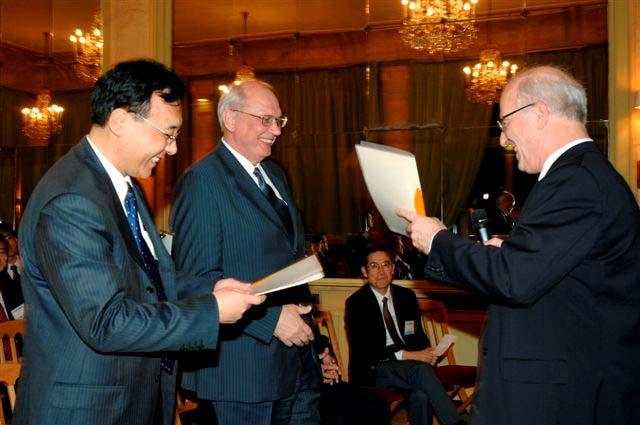 Charter Signing Ceremony by China and Russia Paris,