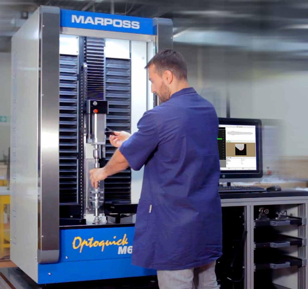 EASY TO USE Optoquick is fast and easy to use and requires no extensive training. Part loading is ergonomically developed giving an open and clear loading area with no obstructions.