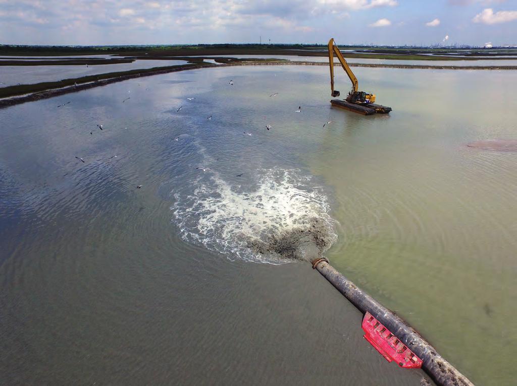 2016 GULF INTRACOASTAL WATERWAY LEGISLATIVE REPORT TxDOT has encouraged the use of dredge material to help restore and nourish natural areas around the state by repurposing it rather than simply