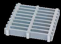 No.25 Thickness 25mm FRP Moulded Grating 25mm x 25mm x 100mm Rectangular Mesh SM 25 x