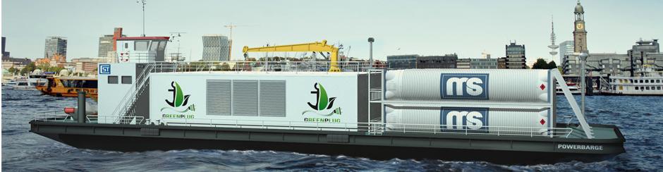 For example, Marine Service GmbH Hamburg (Germany) has developed LNG fuel tank container. Further, the company has developed floating power supply barge LNG Power Barge. Fig.
