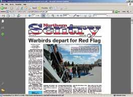 is: Northern Sentry, serving the Minot Air Force Base families, at www.
