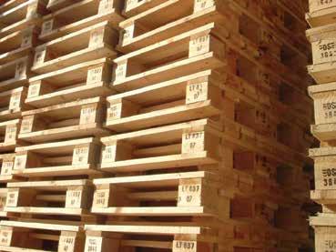 OTHER STANDARD PALLETS INDUSTRIAL PALLETS DIMENSIONS 1200 x 1000 mm (or 1000 x 1200 mm) MATERIAL Soft and hard woods (e.g.