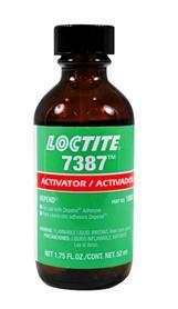 LOCTITE 7387 DEPEND ACTIVATOR 1.75FL OZ/BOTTLE JZ Part No: LCT-7387-1.750Z Henkel Loctite 7387 Depend is a low viscosity, one component cure activator for Loctite toughened acrylic adhesives. 1.75 oz Bottle.