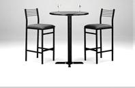 PRICE REGULAR PRICE Total 41A (EFBS) FANBACK STOOL $131.75 $184.75 41B (FPEDT) COCKTAIL TABLE 30" ROUND 40" HIGH $96.25 $134.25 41A 41B 42A (EBLBS) LEATHER BISTRO STOOL $155.00 $216.
