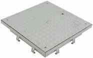 ACCESS COVERS BLÜCHER access covers are produced from 2 mm stainless steel providing a high level of stability and durability.