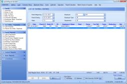 List of Paycheck Entries PAYROLL REPORT Click 3.1 List of Paycheck Entries to review / edit Paychecks.