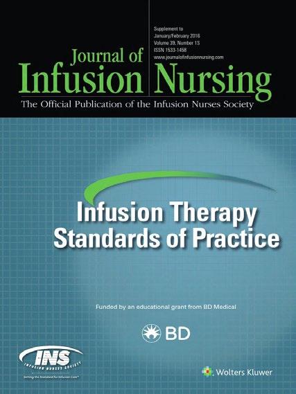 INS Infusion Therapy Standards of Practice (2016) Consider the use of an engineered stabilization device (ESD*) to stabilize and secure Vascular Access Devices (VADs).