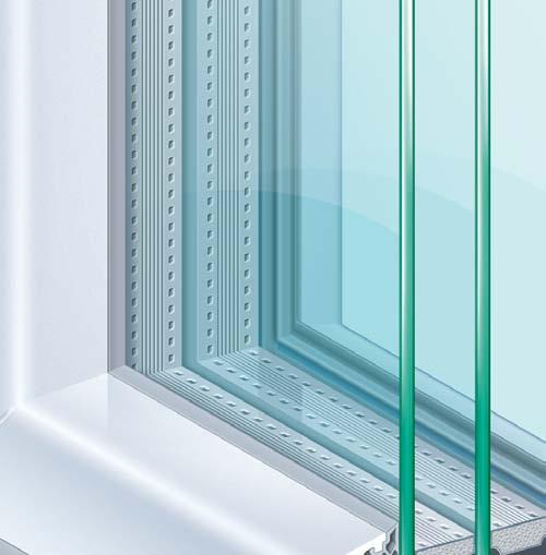 Highly insulating windows with steel reinforcements 1 Extraordinary thermal