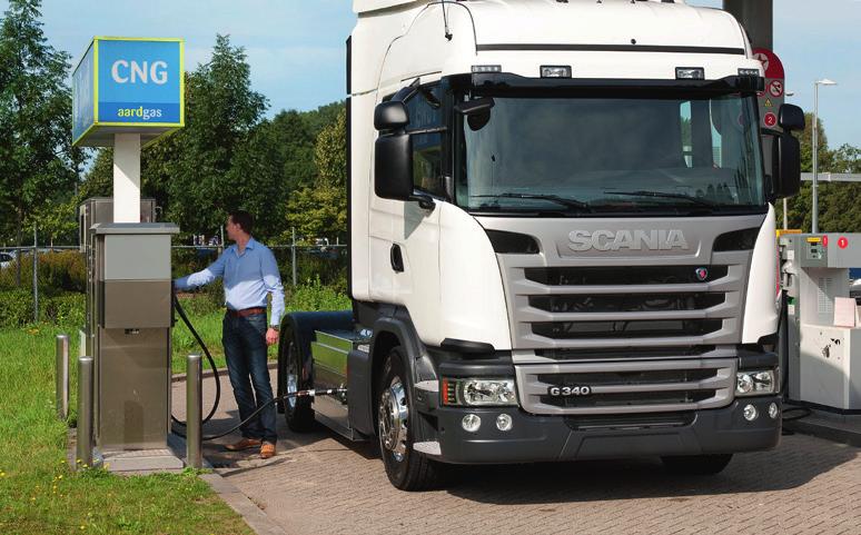 Biogas and natural gas products Scania s new gas Otto engines not only provides a clean, low noise operation, it is also