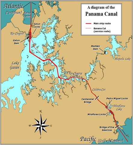 old water shortcut through the Americas Save 10x Panama Canal Toll (average toll
