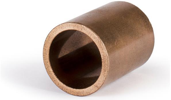 Bronze self-lubricated porous bearings Structure The base material for sintered parts such as sliding bearings or other formed parts are iron, bronze, iron with bronze and other metal in powder form.