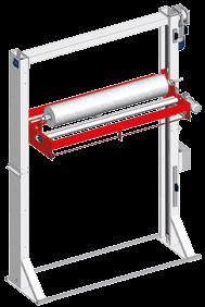 The MF/P model is a bridge top sheet dispenser conceived to be installed across conveyor
