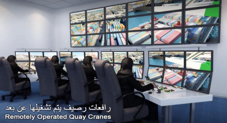 automated STS container cranes reduce