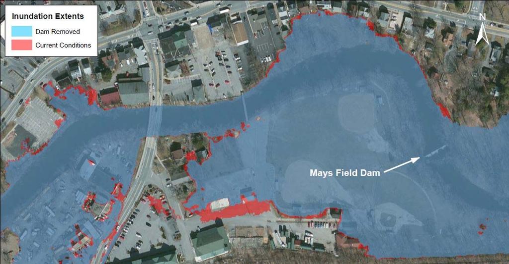 FLOOD MITIGATION STRATEGIES 2) RESTORE CONNECTIVITY: MAYS FIELD DAM REMOVAL PROJECT