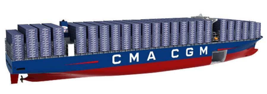Ultra Large Container Vessels (ULCV): Megamax-24 Era (Post Neo-Panamax Comparative Vessel Characteristics) Alphaliner: Megamax - 24 MGX-24 Vessel Length: Breath: Height: In Hold: 24 Container Bay 24